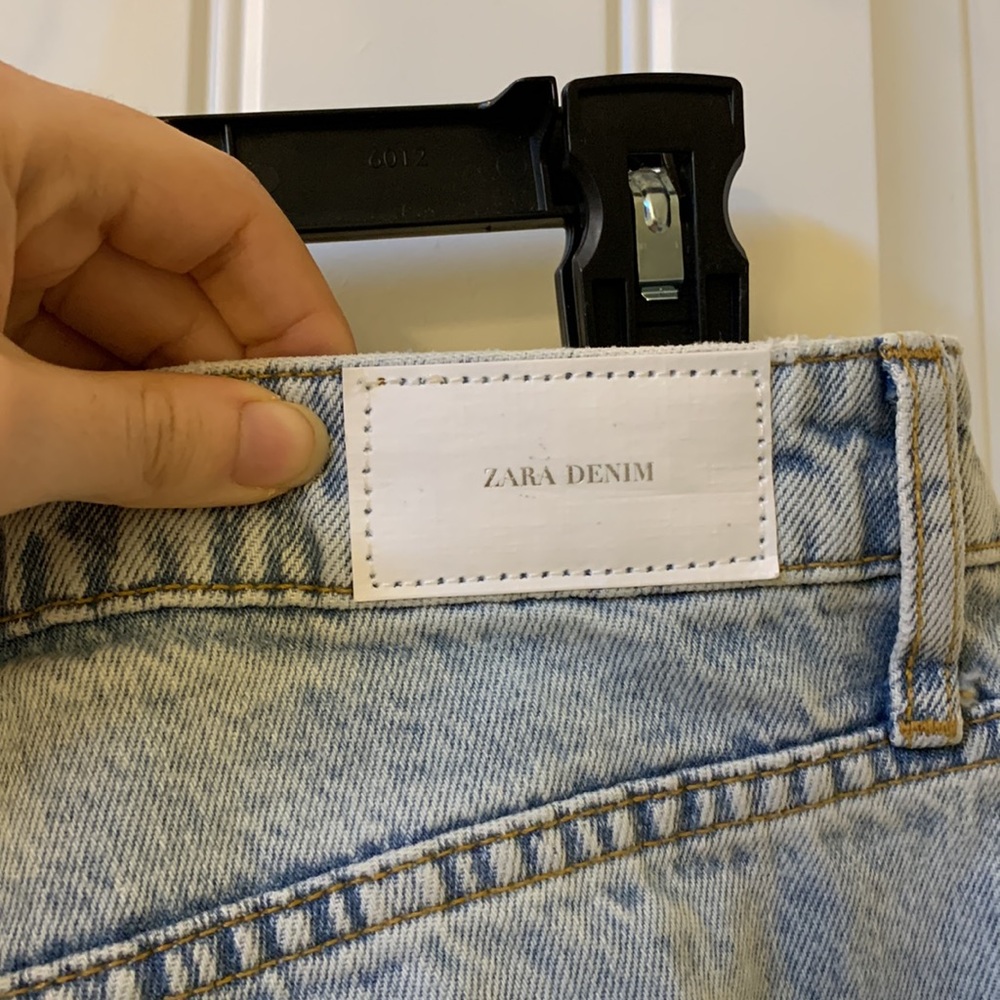 Zara High Rise Straight Leg Jeans - Picture 13 of 16